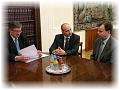 Wizyta w Sejmie RP u marszaka Bronisawa Komorowskiego, Warszawa 12 II 2009 r.
